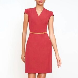 M.M. Lafluer The Felisa Dress in Brick Red